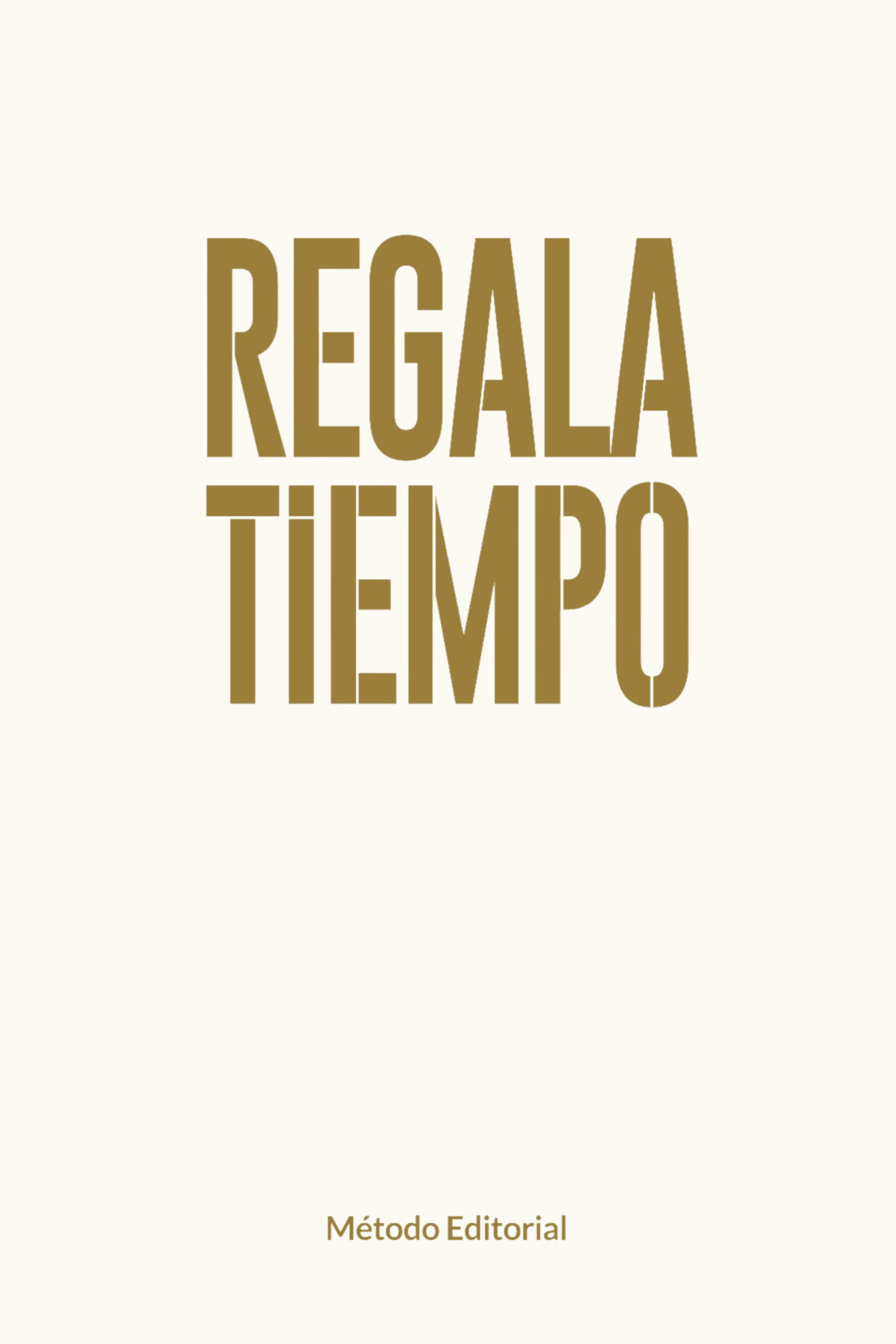Portada de "Regala tu Tiempo"